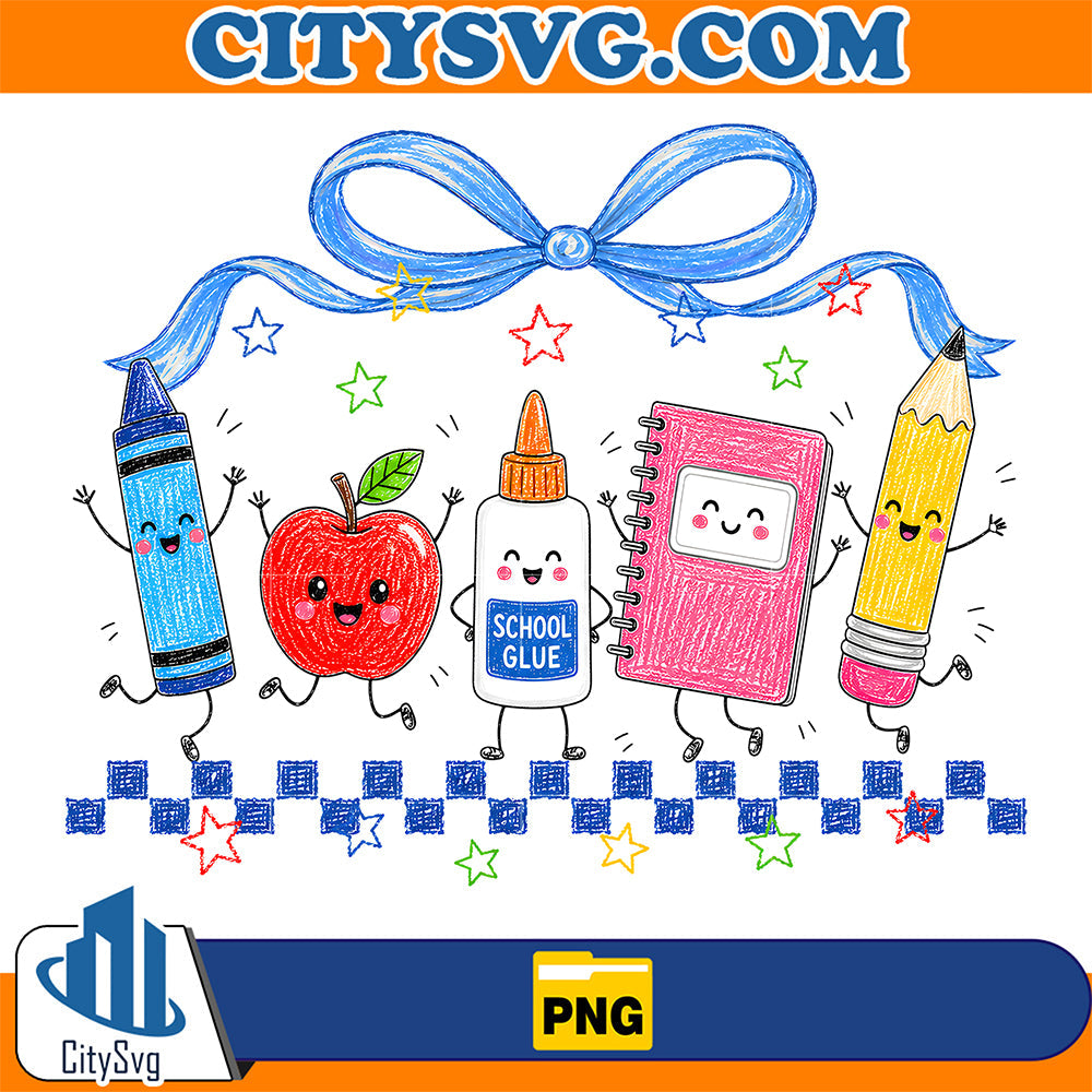 Cute School Supplies Png CitySvg
