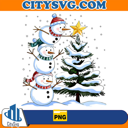 Cute Christmas Snowman Png CitySvg