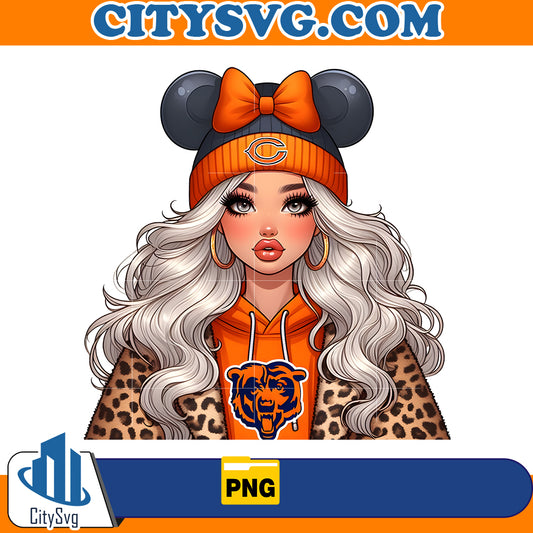 Cute Girl Minnie Cincinnati Bengals Png