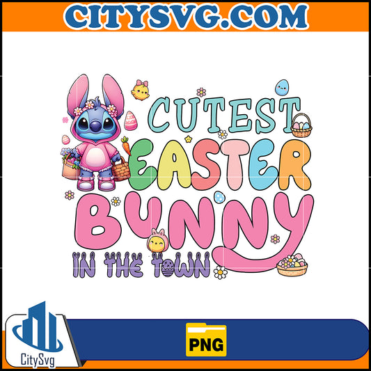 StitchCutestEasterBunnyInTheTownPng