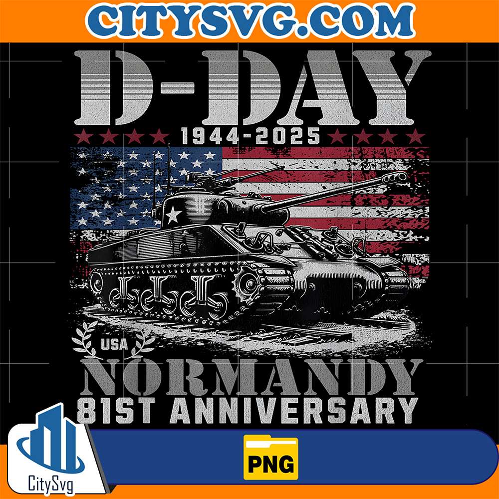 D-Day-81st-Anniversary-2025-Normandy-D-Day-Omaha-Beach-1944-Png
