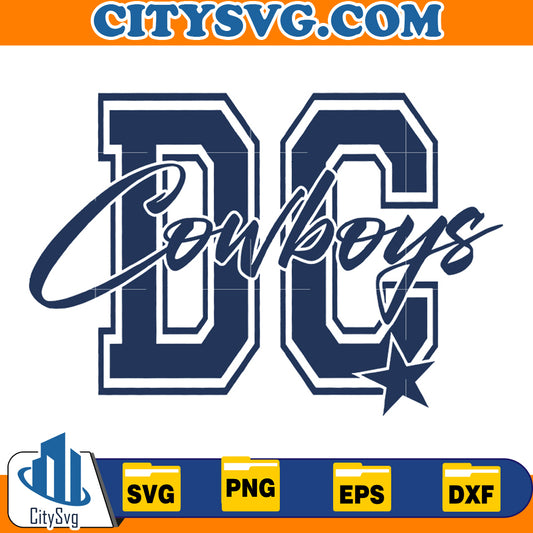 DC Cowboys Svg