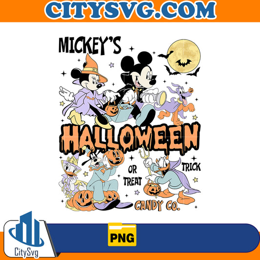 Mickey's Halloween Trick Or Treat Candy Co Png