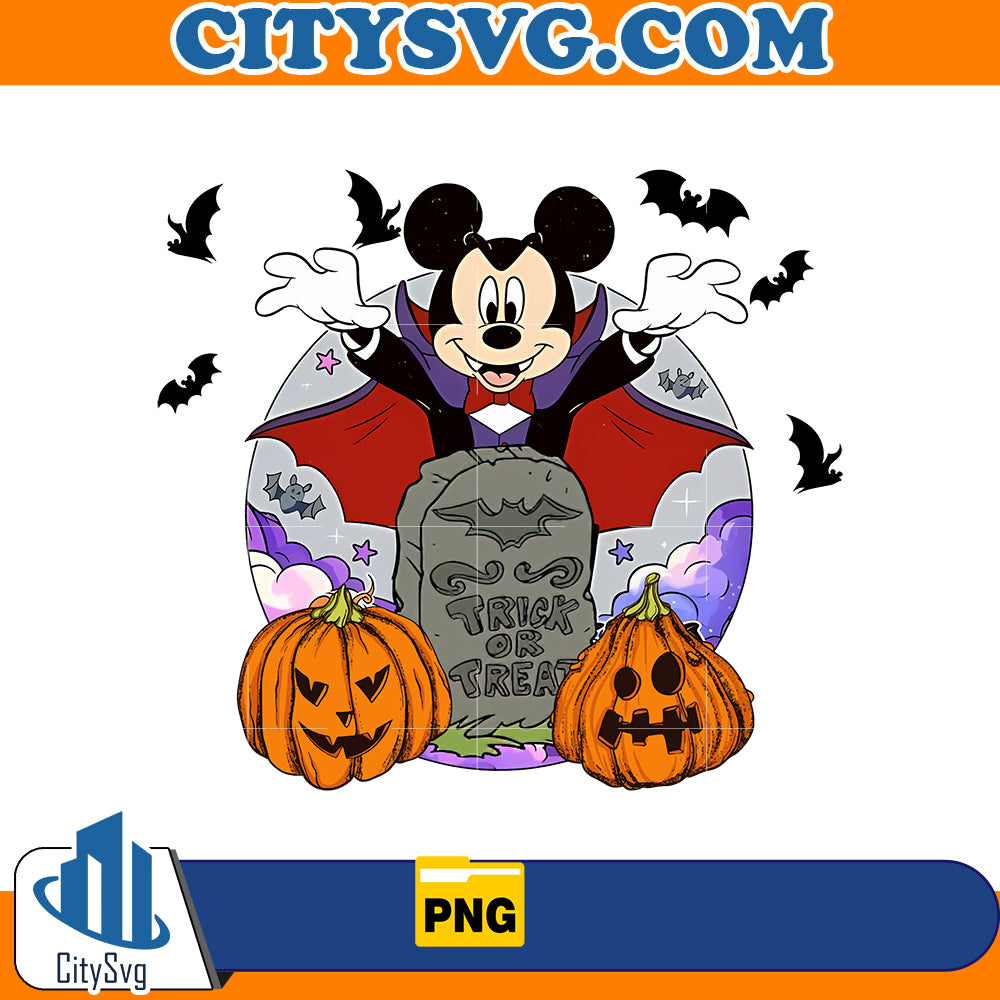 Mickey's Hallween Trick or Treat Png