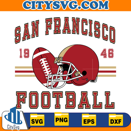 San Francisco Football 1946 Svg