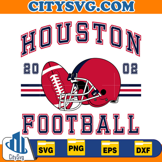 Houston Football 2002 Svg