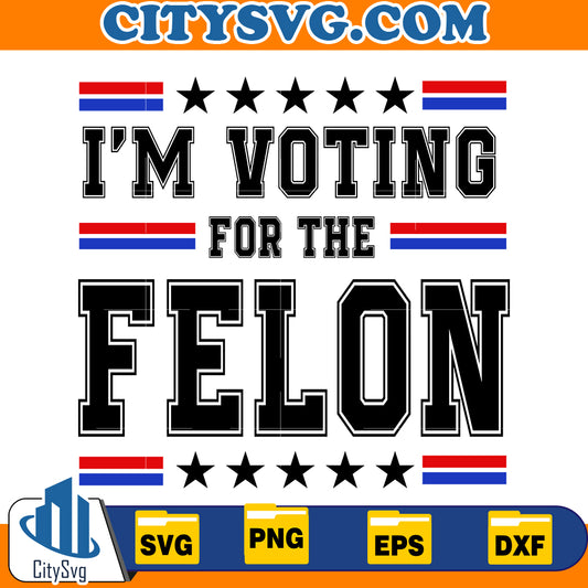 I'm voting for the felon svg