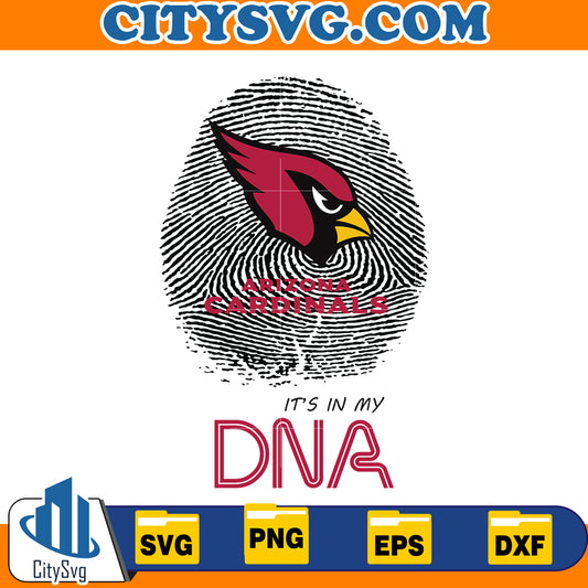 It in my DNA Arizona Cardinals Svg