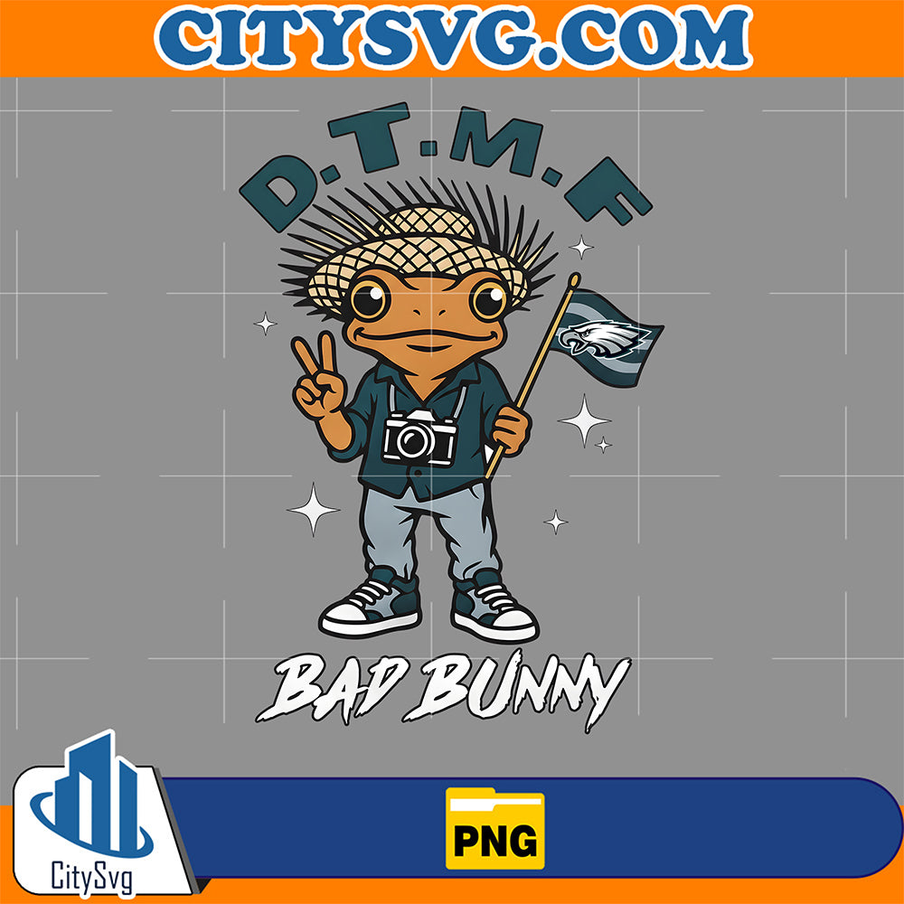 DTMF-Bad-Bunny-Frog-Png