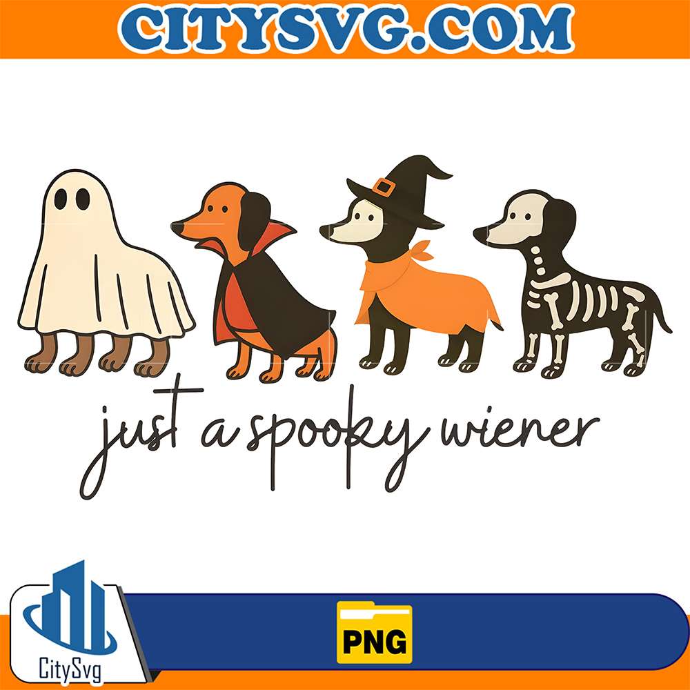 Dachshund-Just-A-Spooky-Wiener-Halloween-Png