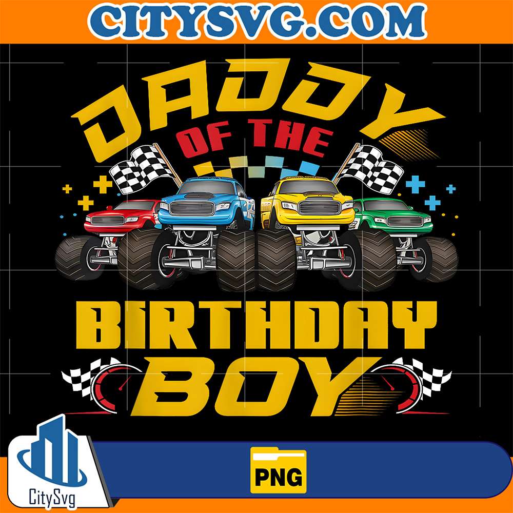 Daddy-Of-The-Birthday-Boy-Monster-Truck-Png