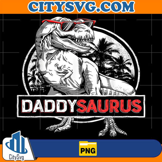 Daddy-Saurus-T-rex-Dinosaur-Png