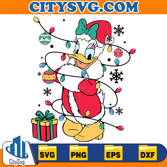 Daisy-Duck-Merry-Christmas-Svg