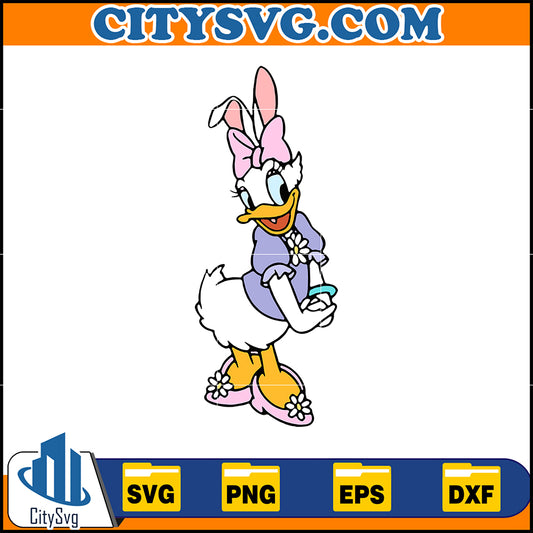 DaisyDuckEasterSvg