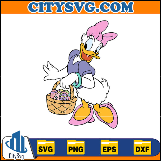 DaisyDuckEasterSvg