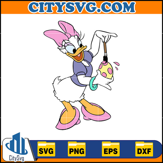 DaisyDuckEasterSvg