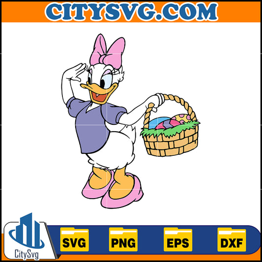 DaisyDuckEasterSvg