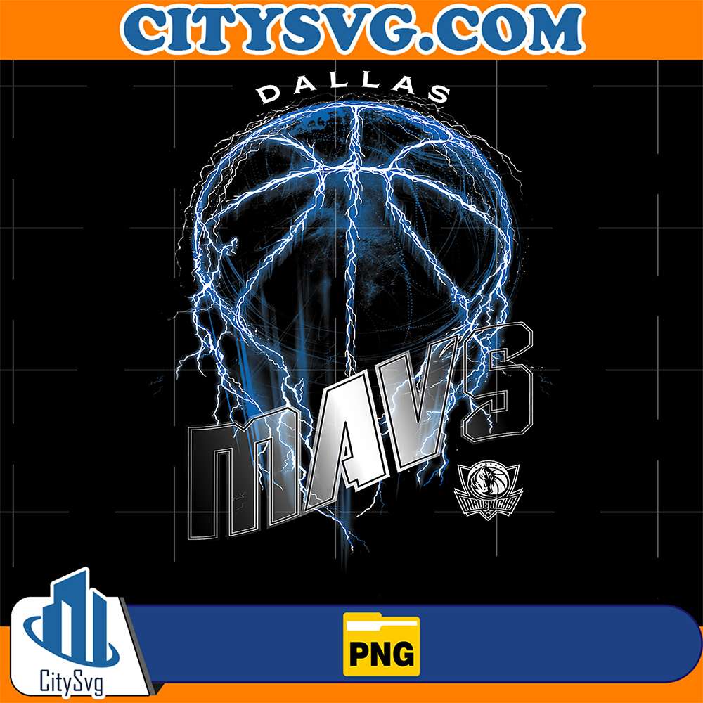 Dallas-Mavericks-NBA-Basketball-Lightning-Bolt-Png