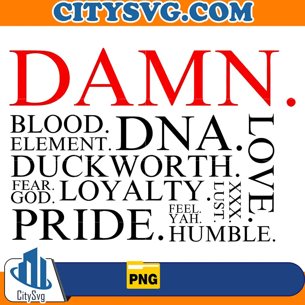 Kendrick Lamar Damn Font Kendrick Lamar Damn Album Poster Gift For