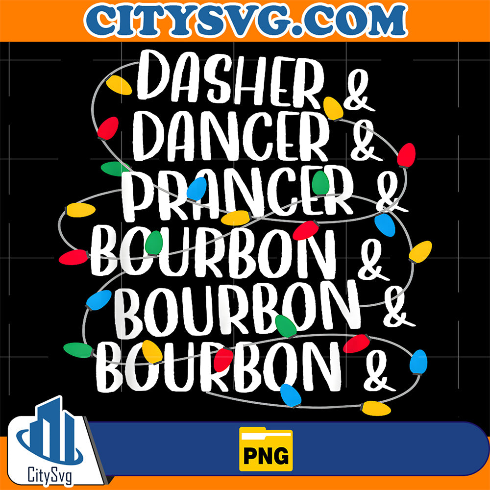 Dasher-Dancer-Prancer-And-Bourbon-Christmas-Lights-Reindeer-Png