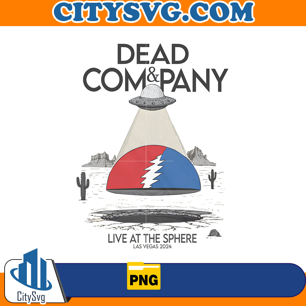 Dead & Company, Live at The Sphere, Las Vegas, Alien UFO Png