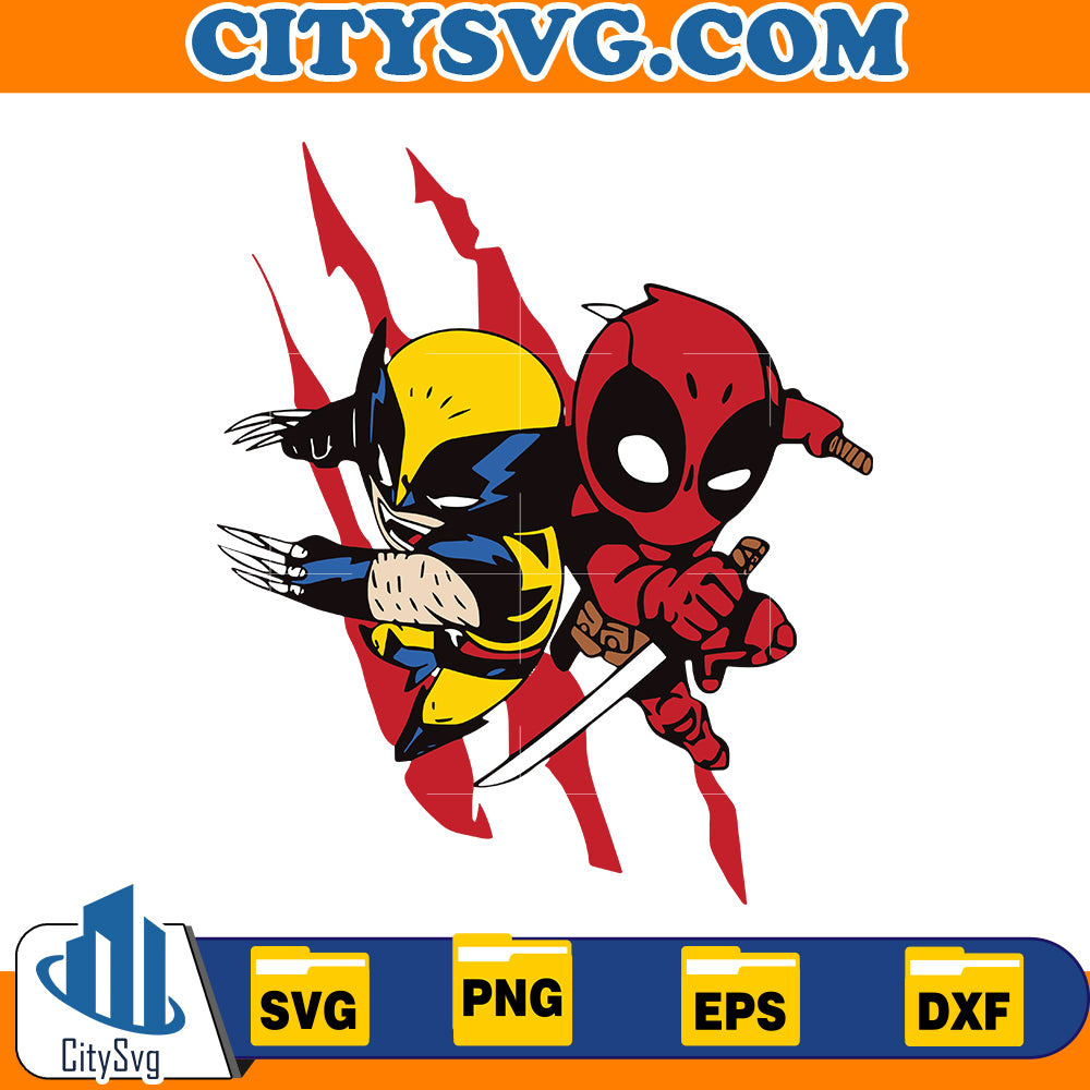 Deadpool & Wolverine svg