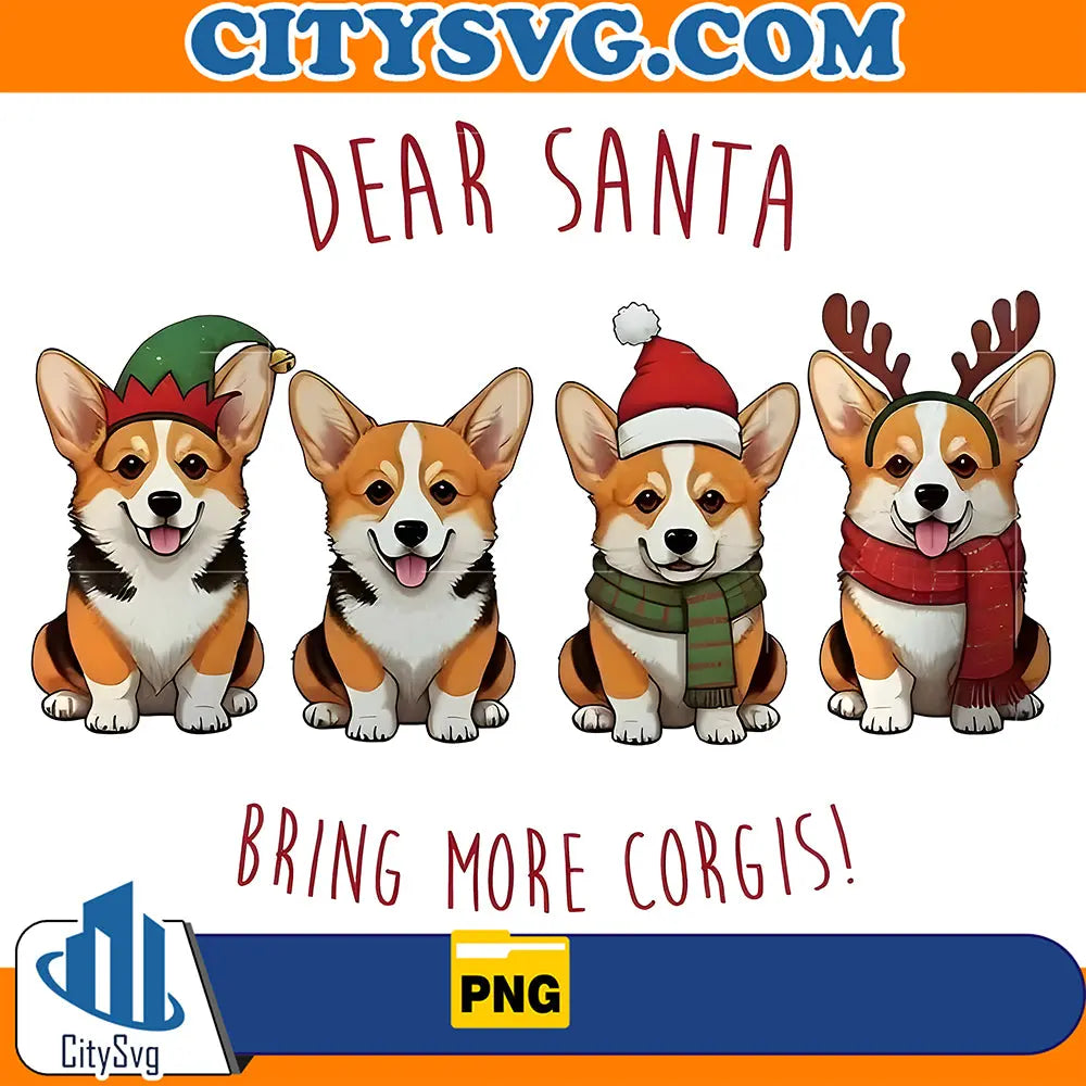 DearSantaBringMoreCorgisPng