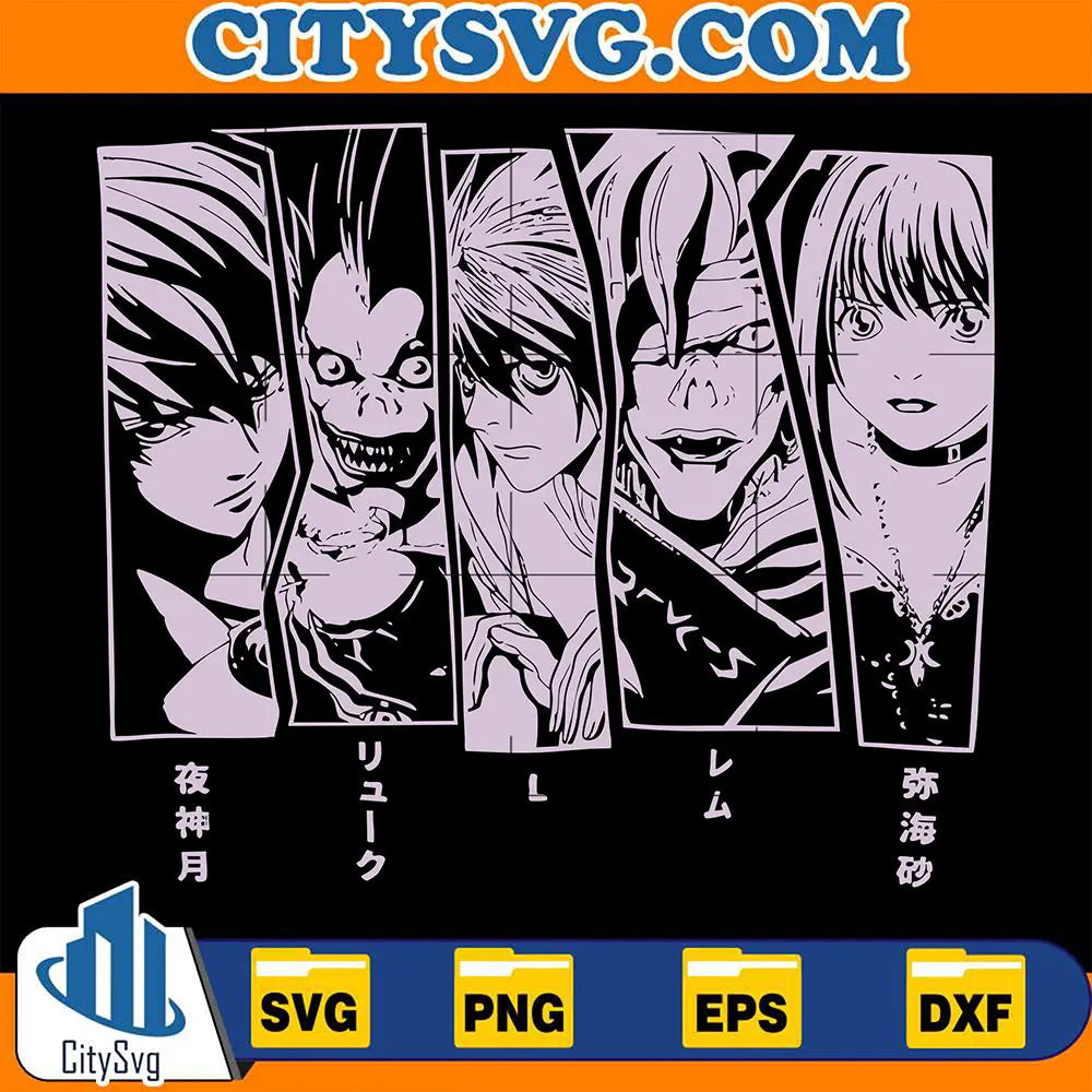 Death Note Transfer Death Note SVG – CITYSVG