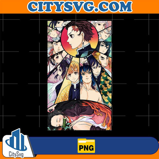 Demon-Slayer-Characters-And-Hashira-Png