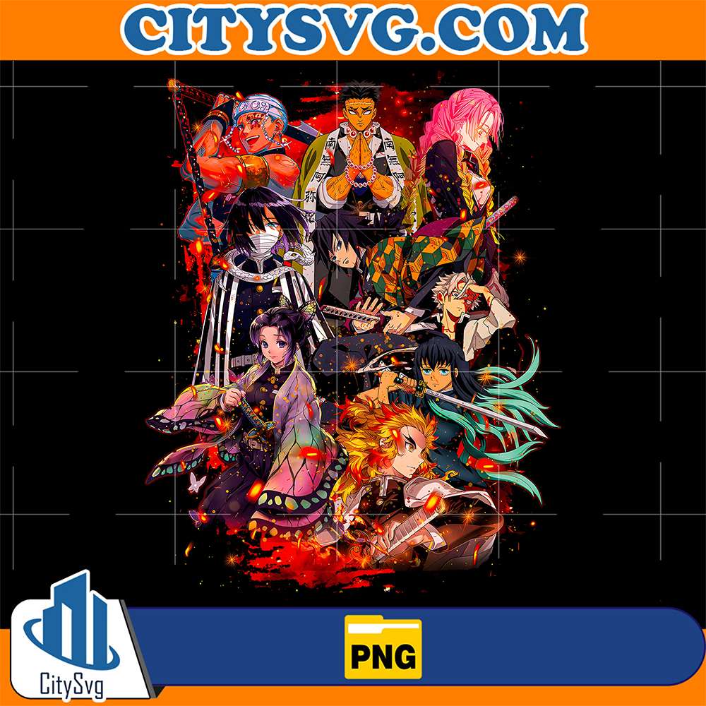 Demon-Slayer-Hashira-Characters-Png-Dibujo-De-Los-Pilares-Kimetsu-No-Yaiba-Anime-Art-Png