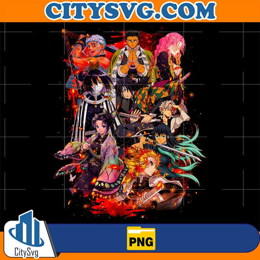 Demon-Slayer-Hashira-Characters-Png-Dibujo-De-Los-Pilares-Kimetsu-No-Yaiba-Anime-Art-Png