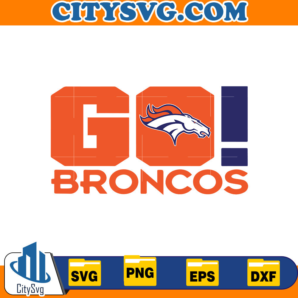 Go Denver Broncos svg