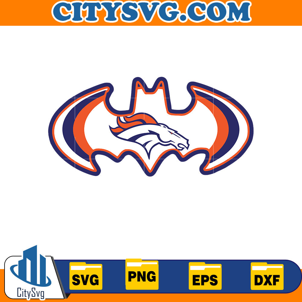 Bat Denver Broncos svg