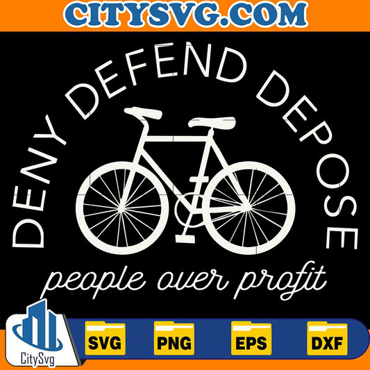 DenyDefendDeposePeopleOverProfitSvg