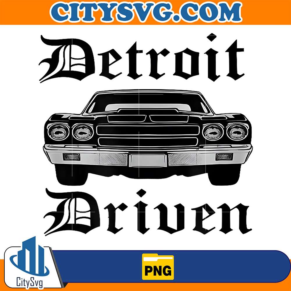 Detroit-Driven-Classic-Muscle-Car-Pride-Png