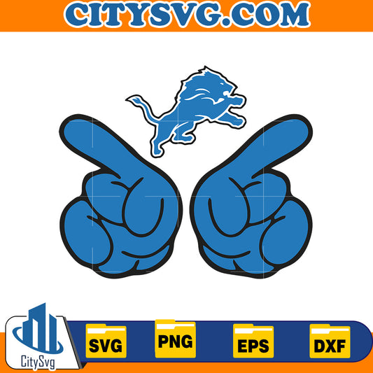 Detroit Lions Svg