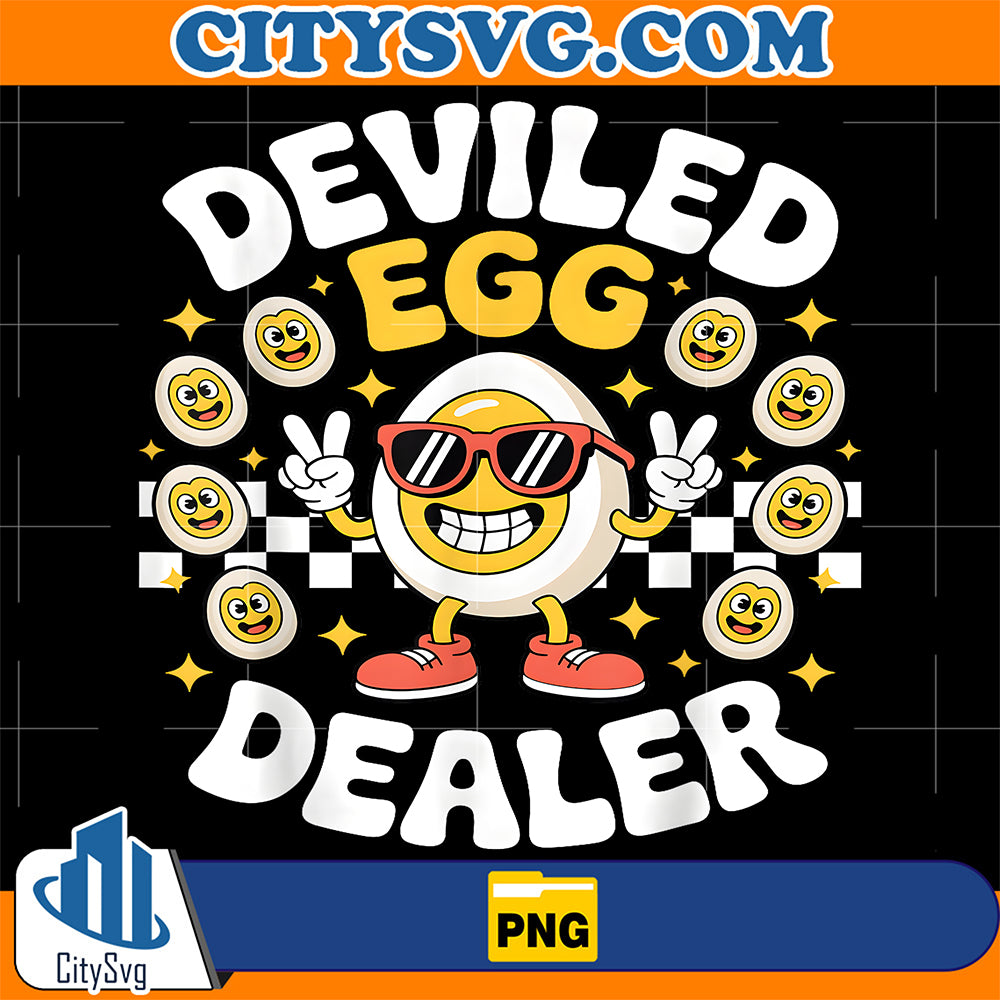 Deviled-Egg-Dealer-Retro-Thanksgiving-Food-Deviled-Egg-Png