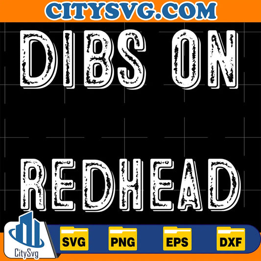 DibsOnTheRedheadStPatricksDaySvg