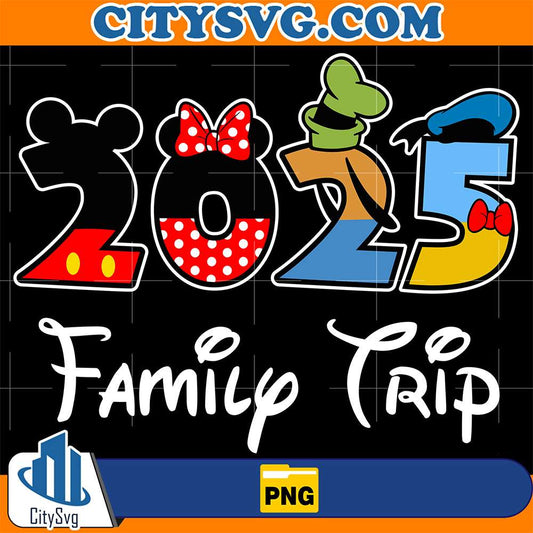 Disney-2025-Family-Trip-Png