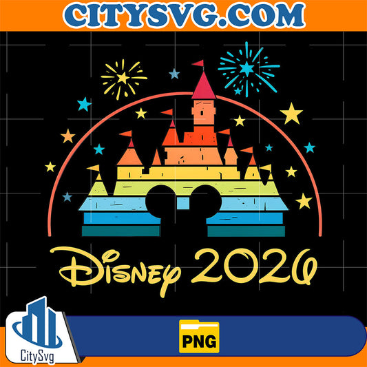 Disney 2026 Castle Png CitySvg