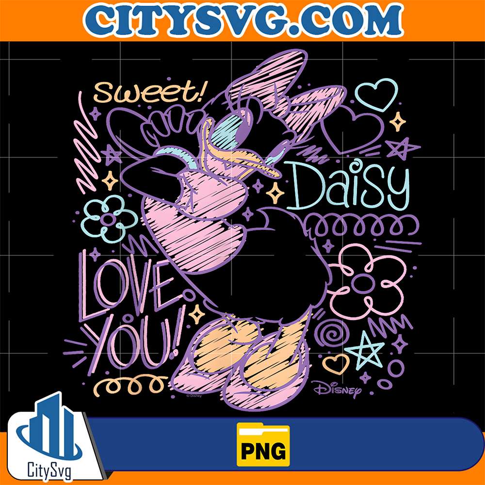 Disney-Daisy-Sweet-Love-You-Png