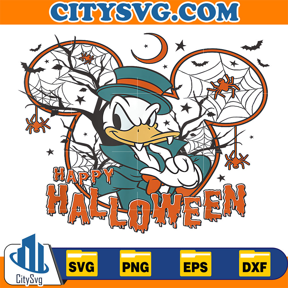 Disney-Donald-Duck-Halloween-Svg