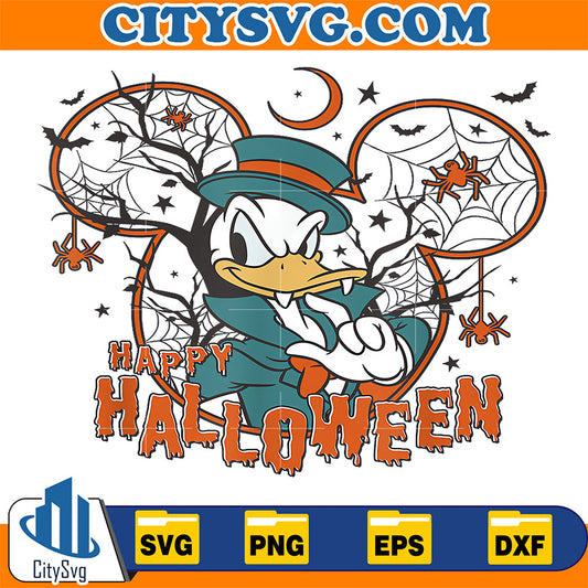 Disney-Donald-Duck-Halloween-Svg