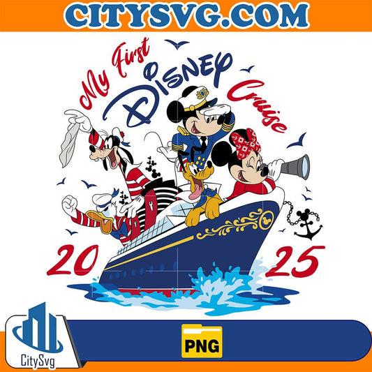 Disney-Family-My-First-Disney-Cruise-2025-Png