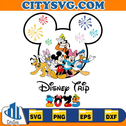 Disney-Family-Trip-2025-Svg