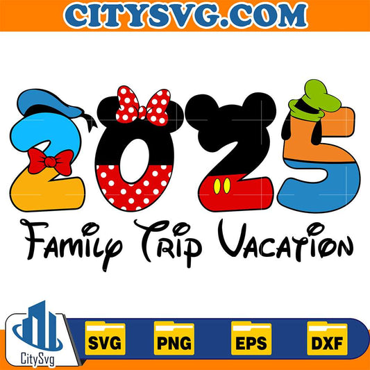 Disney-Family-Trip-Vacation-2025-Svg