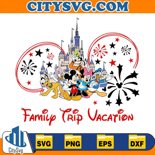Disney-Family-Trip-Vacation-Png