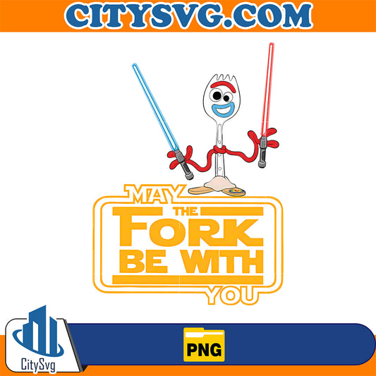 Disney-Forky-May-The-Fork-Be-With-You-Star-Wars-Png