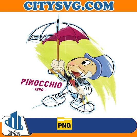 Disney-Ink-And-Paint-Jiminy-Cricket-from-Pinocchio-1940-Png