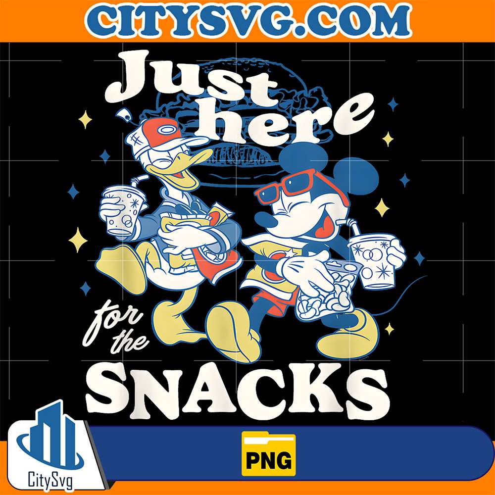 Disney-Mickey-And-Donald-Just-Here-For-The-Snacks-Road-Trip-Png